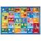 World Rug Gallery Kids Educational Learning Alphabet Symbols Non-Slip Area Rug 3'3'' x 4'7'' Multi 2027MULTI3X5 - alternate 3
